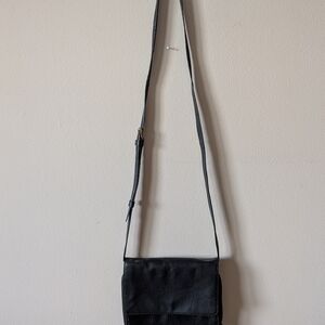 RACHEL | Rachel Roy Black Leather Crossbody Bag